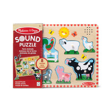 Load image into Gallery viewer, Farm Animals Sound Puzzle