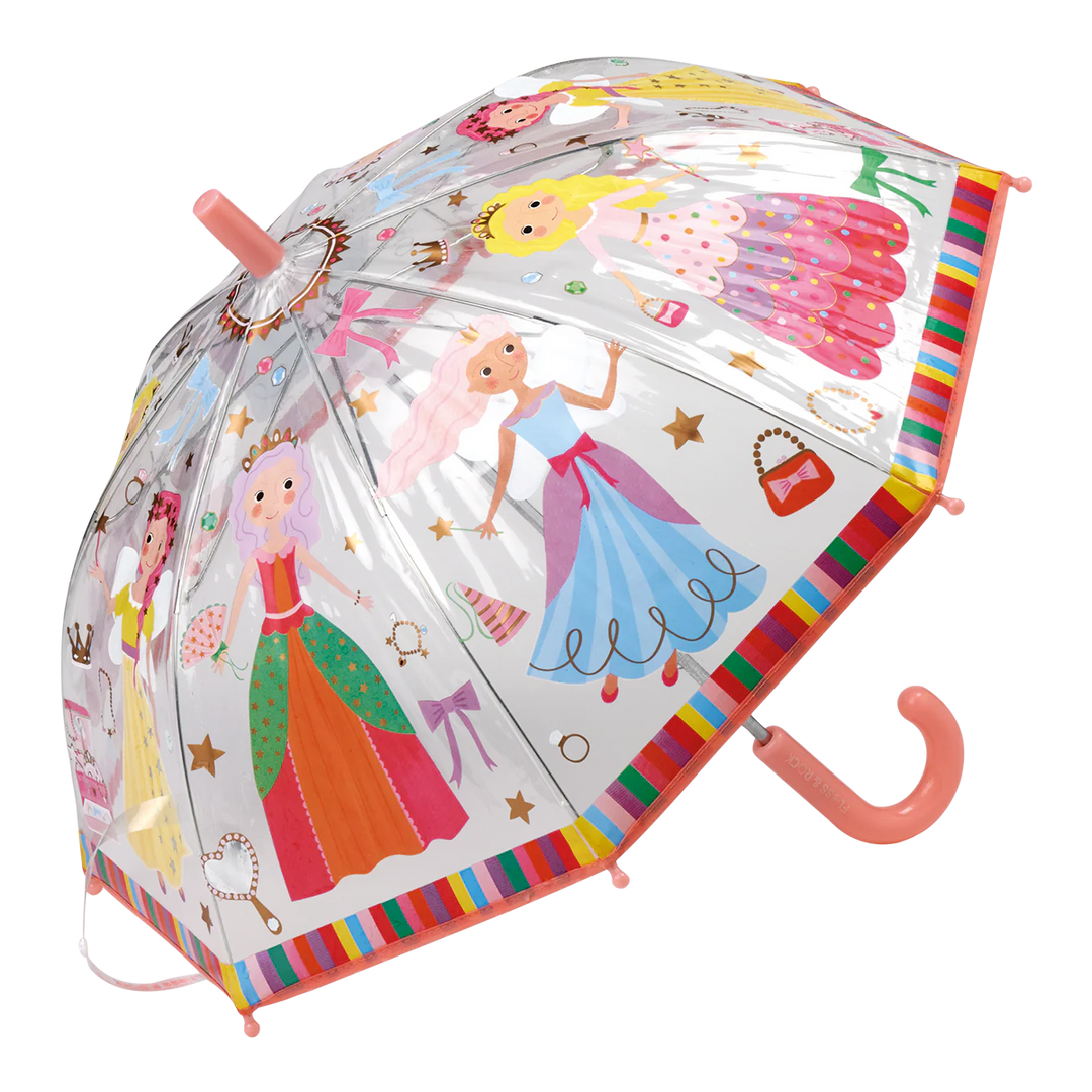Princess Transparent Color Changing Umbrella