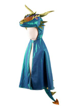 Load image into Gallery viewer, Emerald The Metallic Dragon Cape Size 3-4