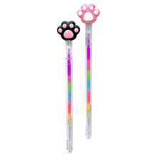 Load image into Gallery viewer, Paw Print Rainbow Gel Pen