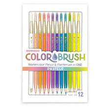 Load image into Gallery viewer, Pastels Colorbrush Watercolor Pencil &amp; Paintbrush