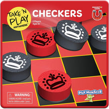 Load image into Gallery viewer, Take N Play Magnetic Checkers