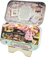 Load image into Gallery viewer, DIY Mini Tiniatures Sakura Station