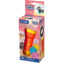 Load image into Gallery viewer, Wonder Lights Cute Animals Flashlight Projector