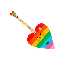 Load image into Gallery viewer, Rainbow Heart TinkerTar Guitar