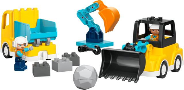 Duplo 3 In 1 Construction Vehicles