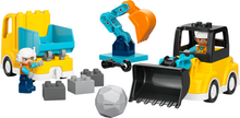 Load image into Gallery viewer, Duplo 3 In 1 Construction Vehicles