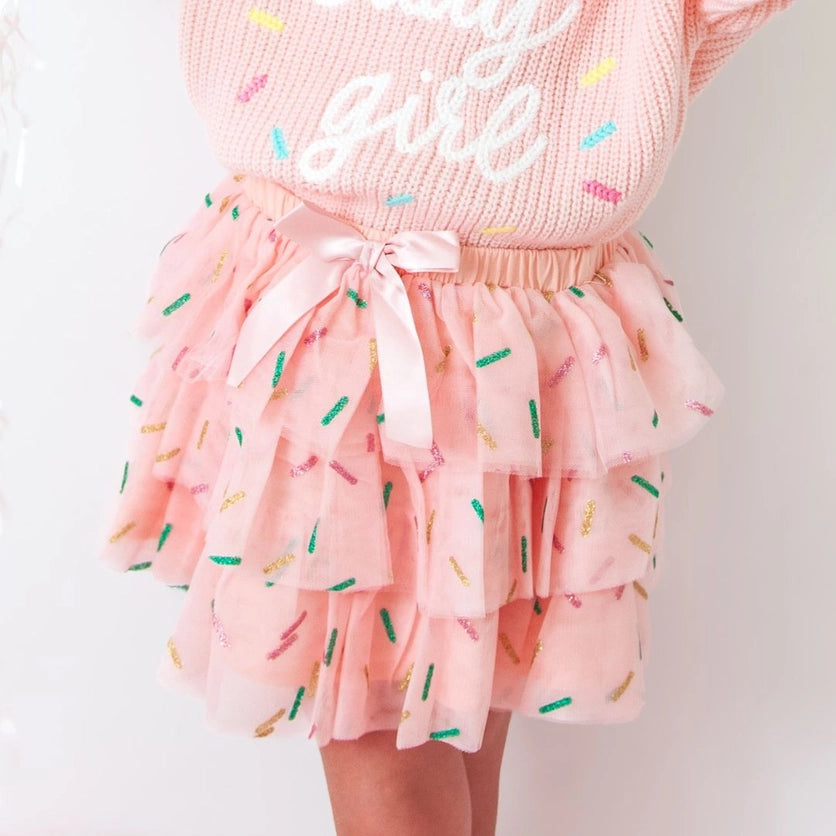 Birthday Girl Sprinkle Tiered Tutu Size 2-4