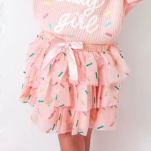 Load image into Gallery viewer, Birthday Girl Sprinkle Tiered Tutu Size 4-6