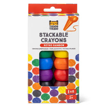 Load image into Gallery viewer, Stackable Crayons Retro Rainbow