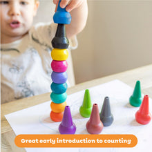 Load image into Gallery viewer, Stackable Crayons Retro Rainbow