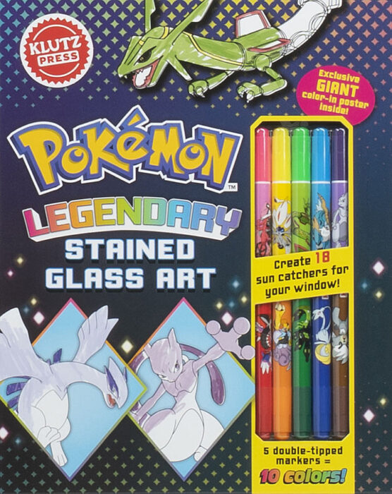 Pokemon Legendary Stained Glass