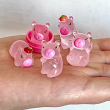 Load image into Gallery viewer, Mini Pink Capybara Figurine