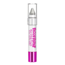 Load image into Gallery viewer, Metallic Silver Face &amp; Body Crayon