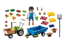 Load image into Gallery viewer, Harvester Tractor With Trailer