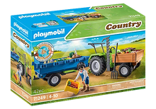 Load image into Gallery viewer, Harvester Tractor With Trailer
