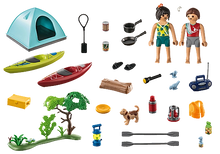 Load image into Gallery viewer, Campsite With Kayaks