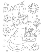 Load image into Gallery viewer, Silly Caticorns Coloring Book