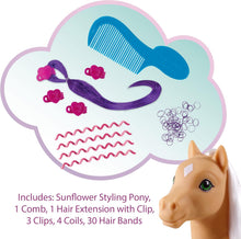 Load image into Gallery viewer, Mane Beauty Sunflower Styling Pony