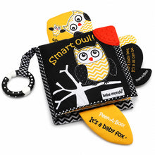 Load image into Gallery viewer, Smart Owl Cloth Book With Teether Corner