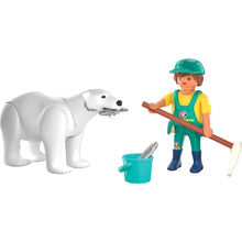 Load image into Gallery viewer, Zoo: Polar Bear And Zookeeper