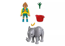Load image into Gallery viewer, Zoo: Baby Elephant And Zookeeper