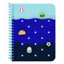 Load image into Gallery viewer, *Ocean Waves Charmed Jelly Journal
