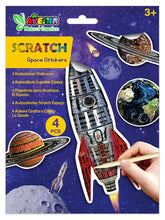 Load image into Gallery viewer, Space Scratch Stickers