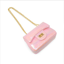 Load image into Gallery viewer, Shiny Dotted Heart Classi Handbag Pink