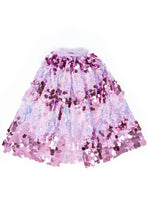 Load image into Gallery viewer, The 5th Avenue Purple Pailette Cape