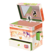 Load image into Gallery viewer, Curious Kittens Music Jewelry Box
