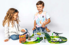 Load image into Gallery viewer, Dino's Journey Glow In The Dark Toy Track Set In Bag