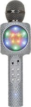 Load image into Gallery viewer, Sing A Long Bling Karaoke Microphone Silver