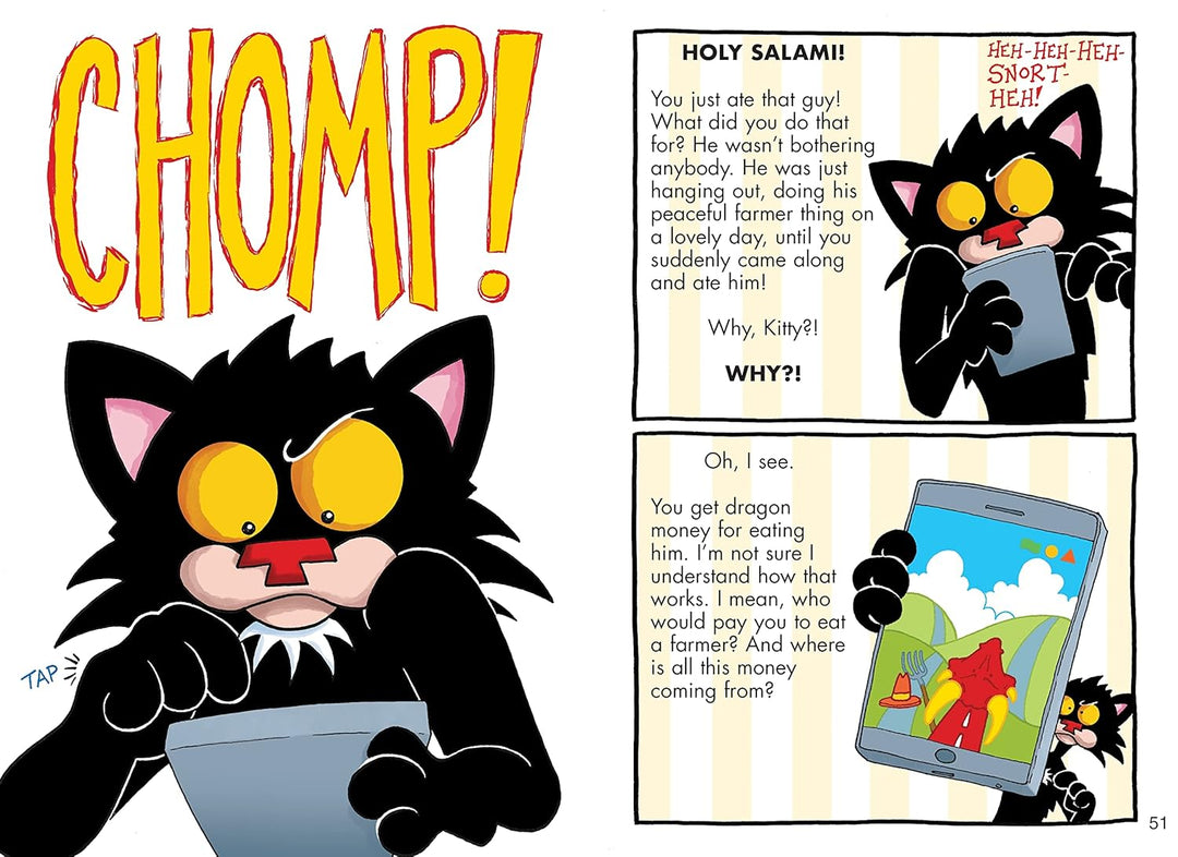 Bad Kitty Gets A Phone Book