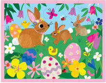 Load image into Gallery viewer, 12 PC Spring Bunnies Pouch Puzzle