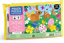 Load image into Gallery viewer, 12 PC Spring Bunnies Pouch Puzzle