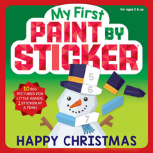 Load image into Gallery viewer, My First Paint By Sticker Happy Christmas Book