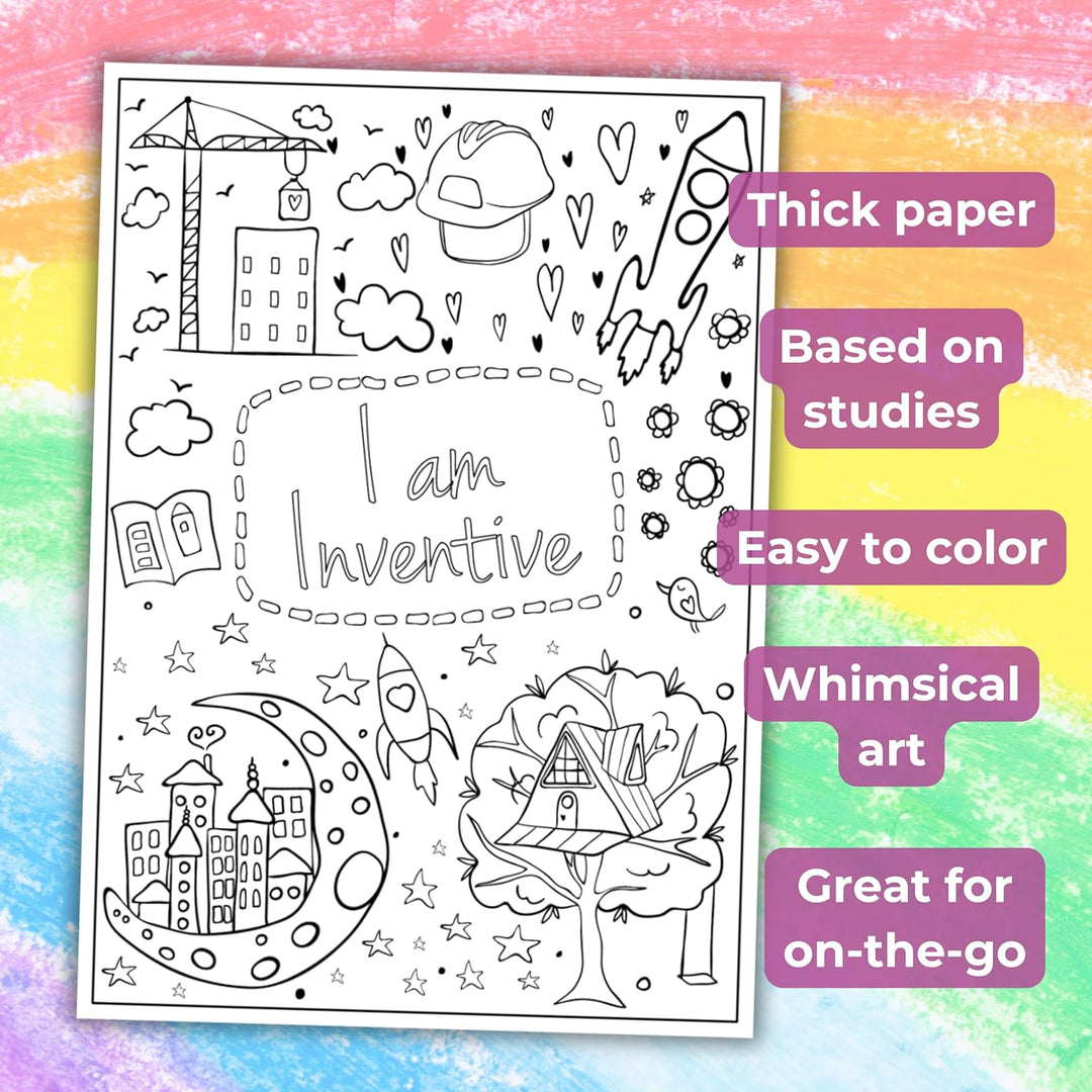 I Am Confident, Brave & Beautiful: A Coloring Book