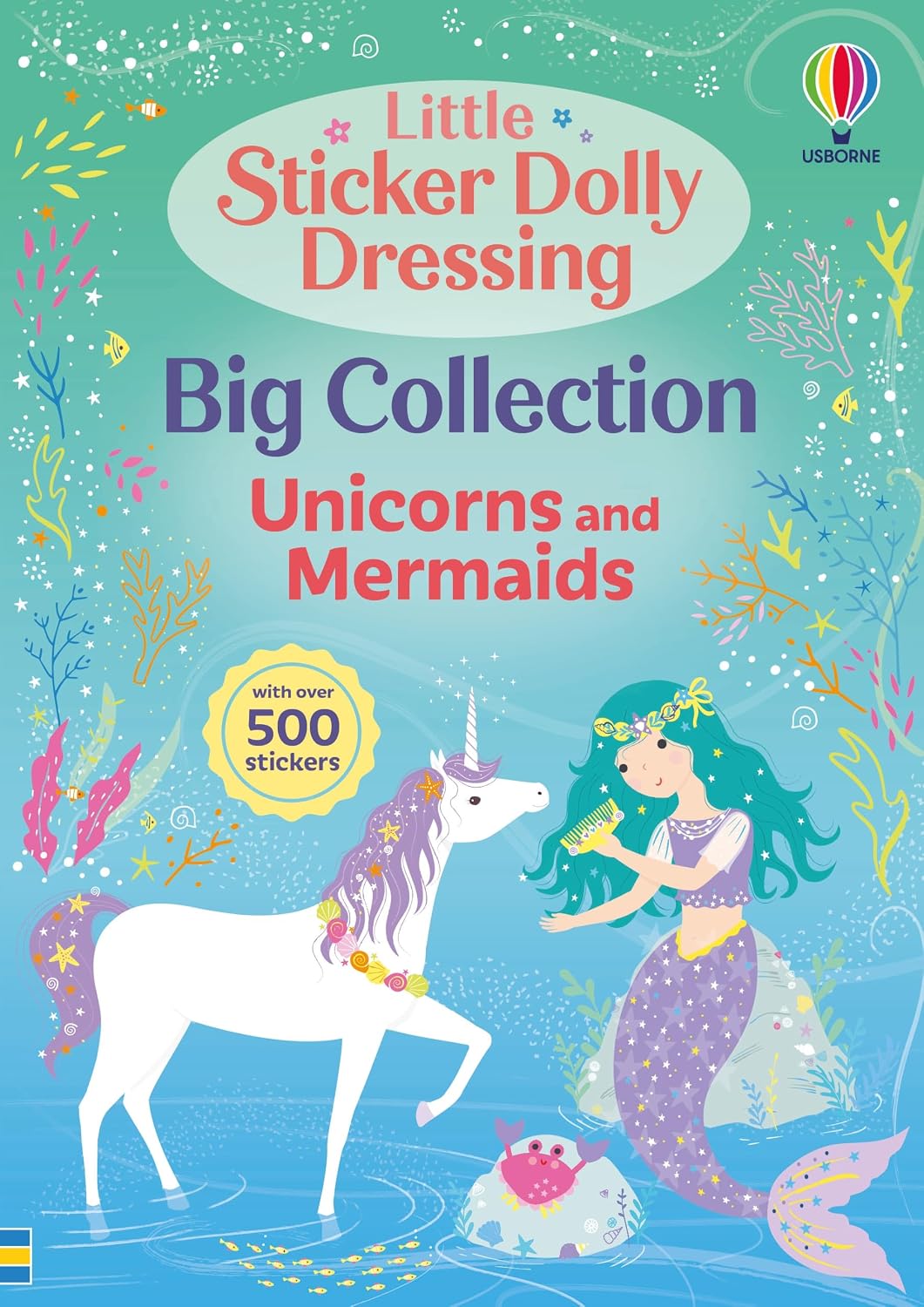 Little Sticker Dolly Dressing Big Collection Unicorns And Mermaids Book
