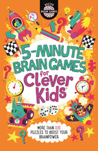 Load image into Gallery viewer, 5-Minute Brain Games For Clever Kids