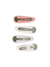 Load image into Gallery viewer, Pattern Fabric Hair Clips 4 Pack