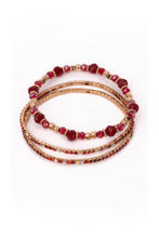 Load image into Gallery viewer, Boutique Ruby Red Bracelet Set