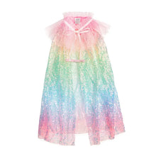 Load image into Gallery viewer, Rainbow Sequin Cape