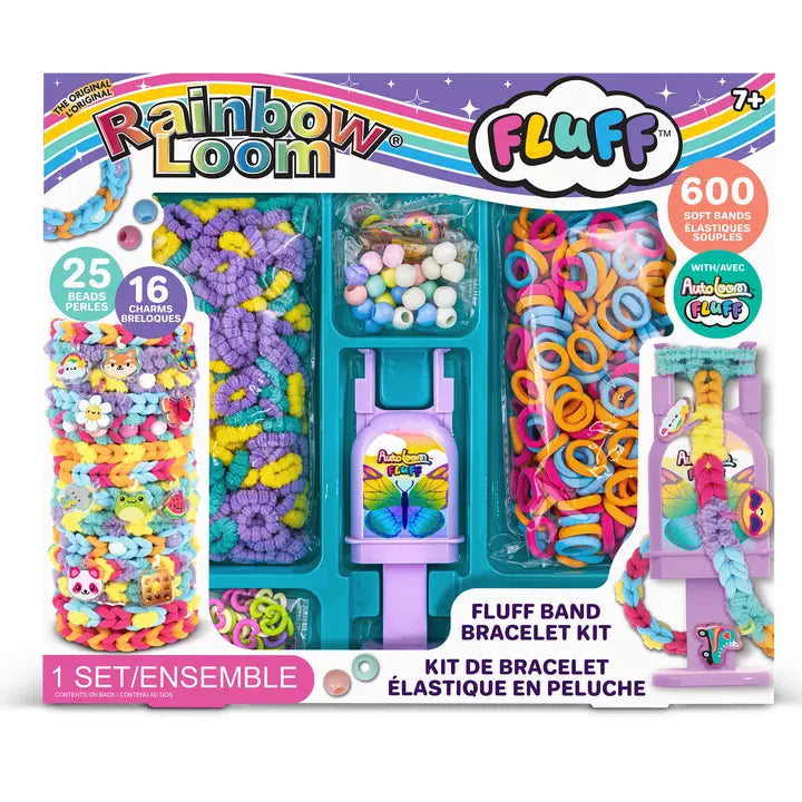 Rainbow Loom Auto Loom Fluff Band And Bracelet Kit