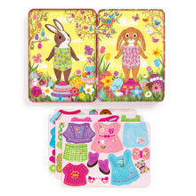 Load image into Gallery viewer, Garden Bunnies Magnetic Dress Up Set