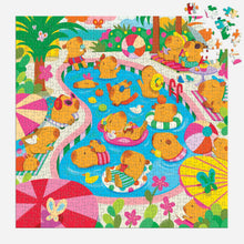 Load image into Gallery viewer, 500 Piece Capybara Pool Day Puzzle