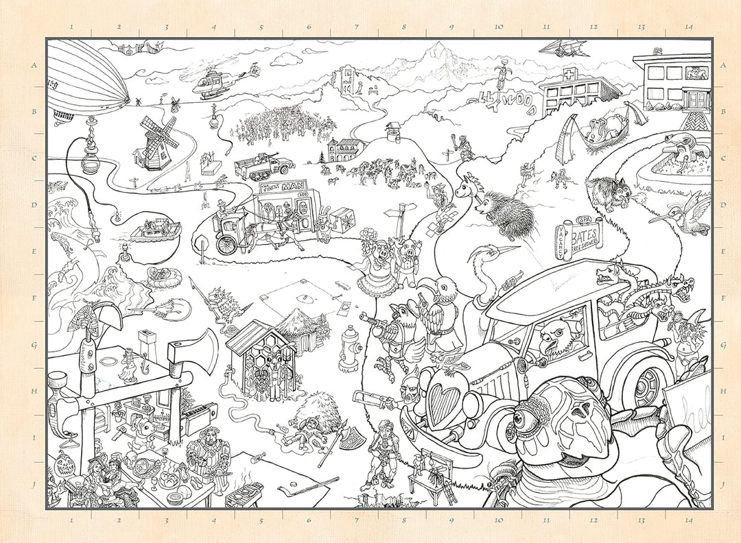 Amazing A-Z AlphaQuest Seek & Find Challenge Puzzle Book