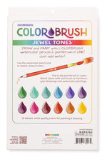 Load image into Gallery viewer, Jewel Tones Colorbrush Watercolor Pencil &amp; Paintbrush