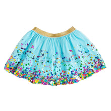 Load image into Gallery viewer, Aqua Confetti Tutu Size 4-6