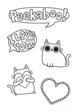 Load image into Gallery viewer, Super Simple Color Your Own Stickers Peekaboo I Love You!